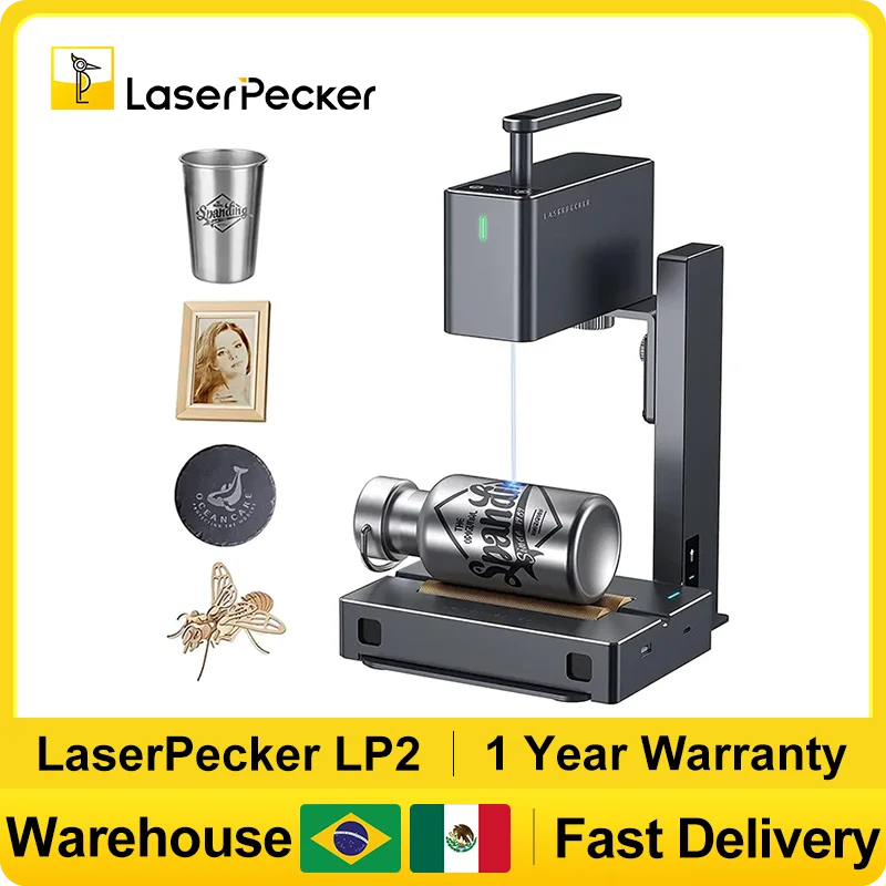 Fiber Laser Marking Machine 30W - Laserpecker portátil gravador a laser portátil