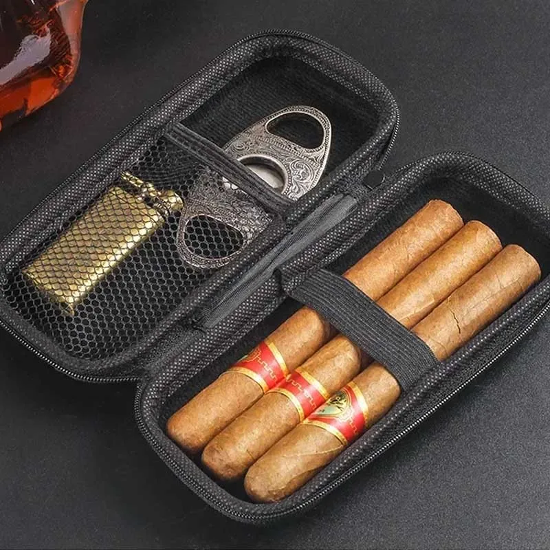 Packaging - Estojo portátil para charutos em EVA,
