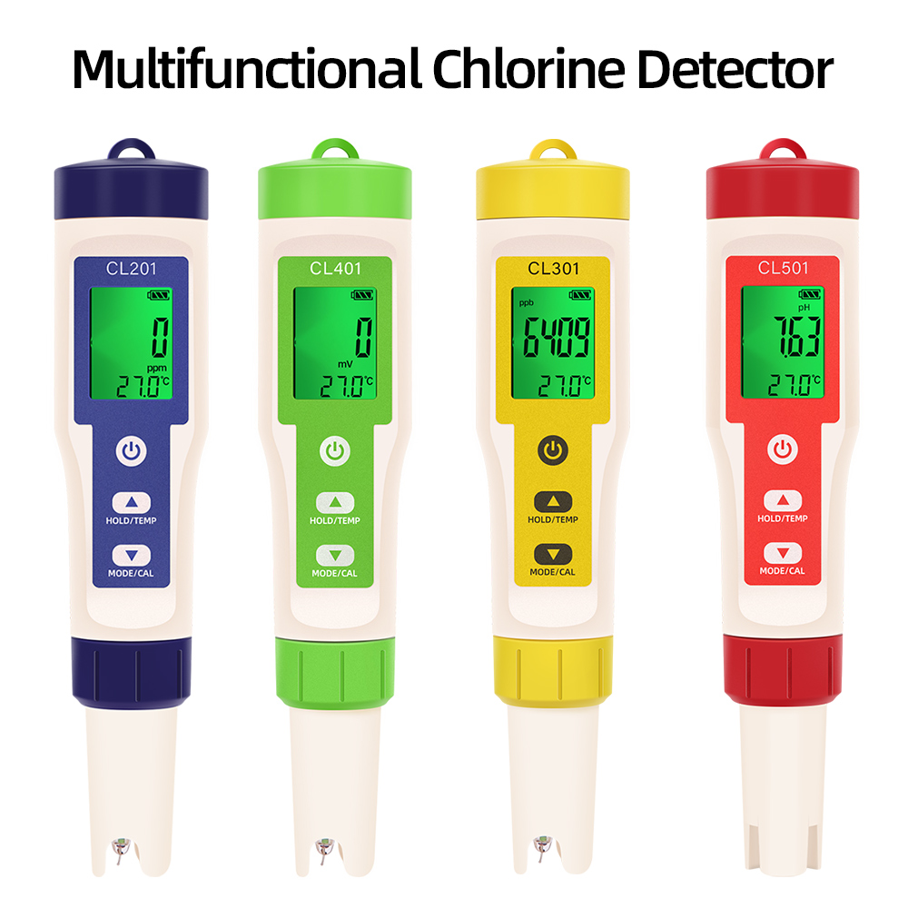 Ph Meter Digital Water Tester - Medidor de temperatura ph/cl2/h2/orp/detector de cloro
