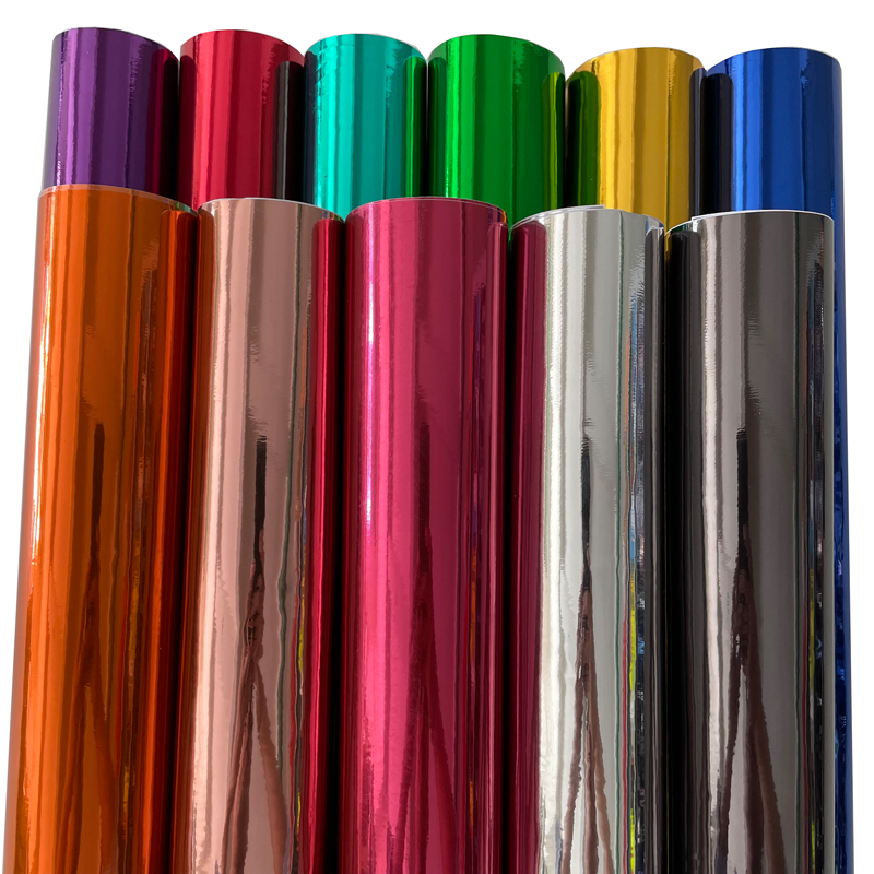 Air Bubble Wrap Roll Packaging - Stretchable Gloss Chrome Mirror Vinyl Wrap,