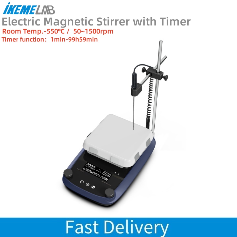 Lab Magnetic Stirrer Hot Plate - Agitador magnético com display digital LCD