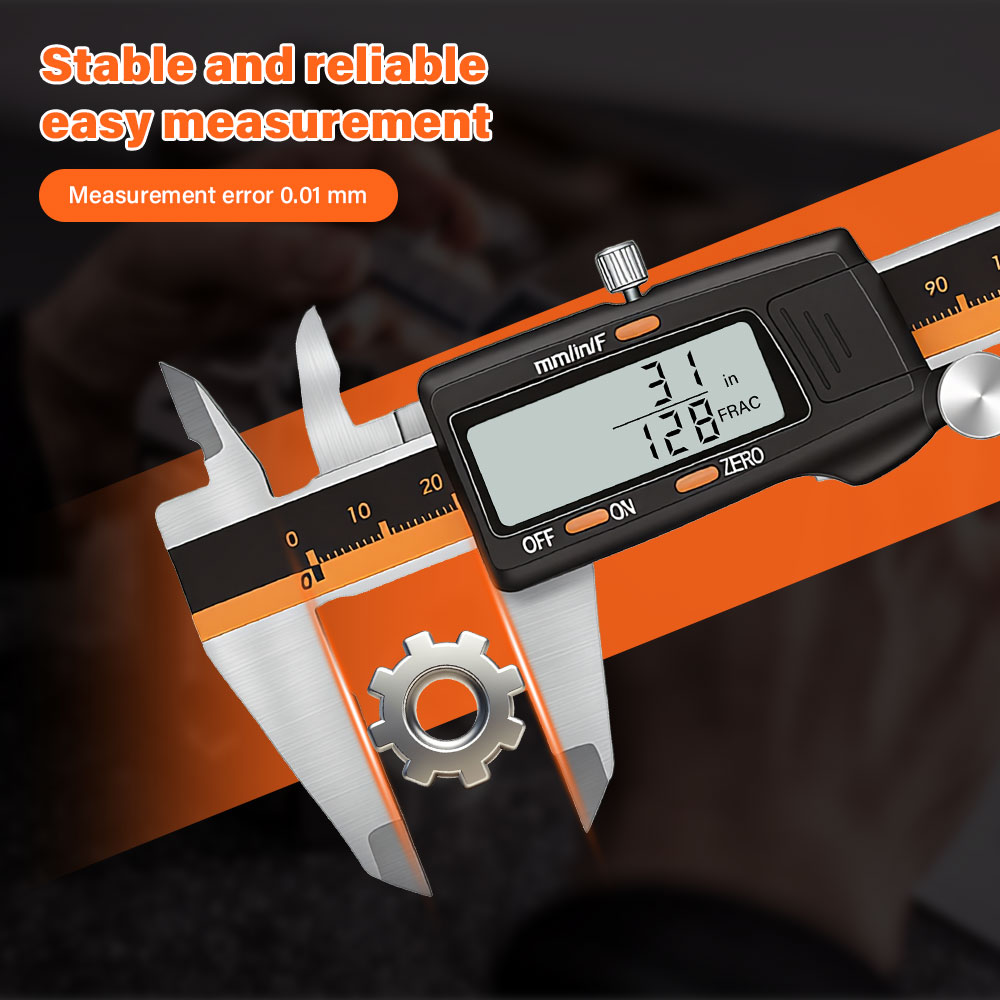 Digital Caliper 150Mm Stainless Steel - Paquímetro Digital de Aço Inoxidável de