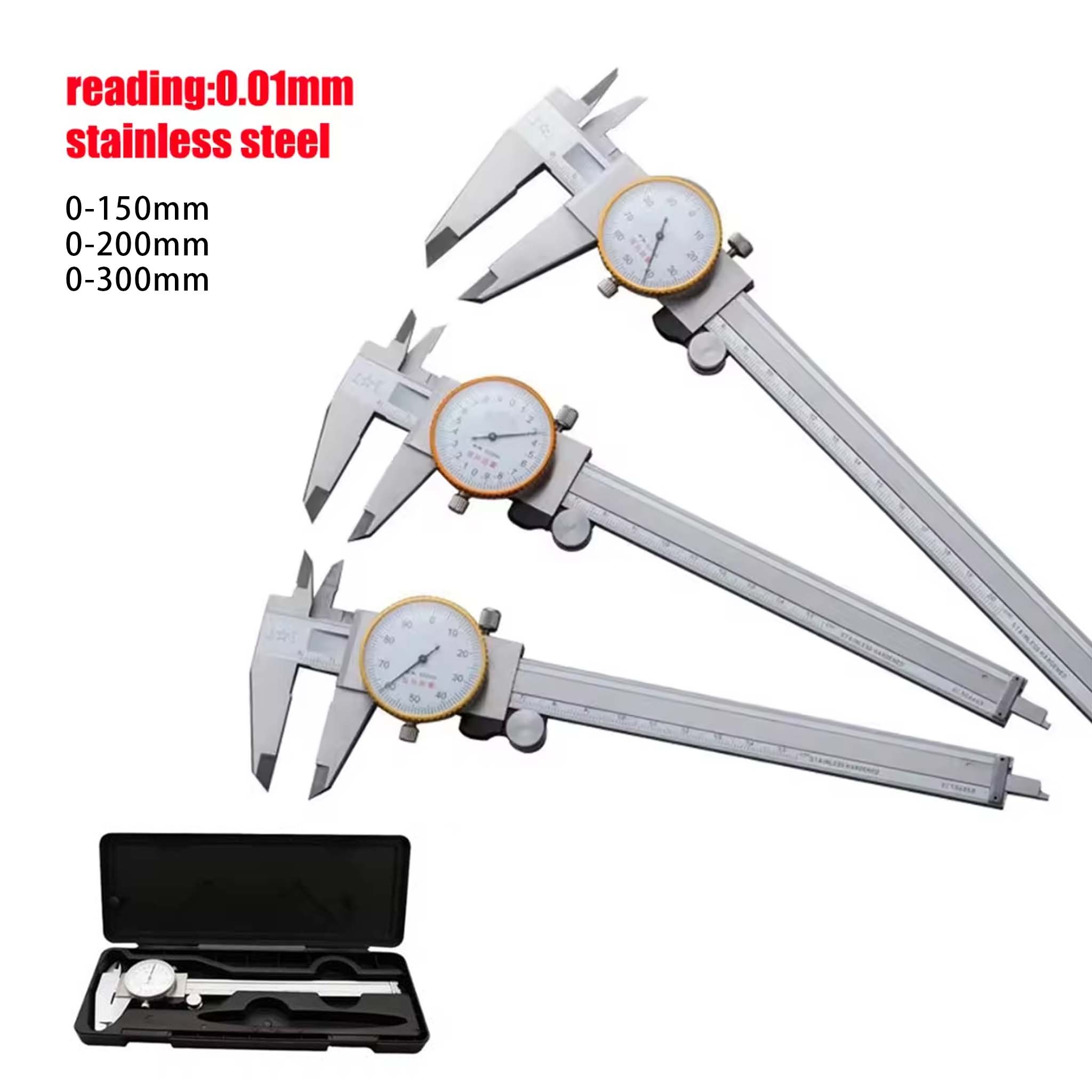 Digital Caliper 150Mm Stainless Steel - Paquímetro de Aço Inoxidável de Alta