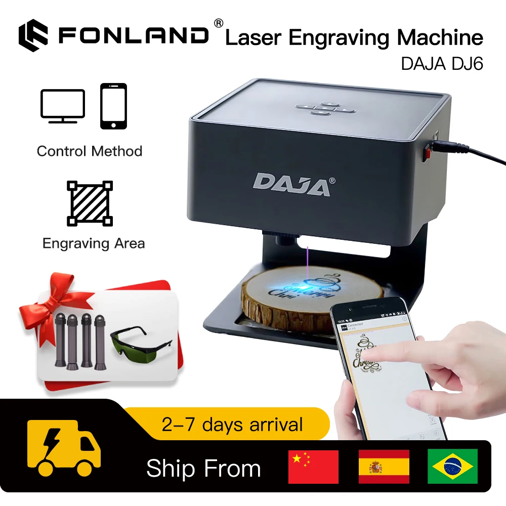 Fiber Laser Marking Machine 30W - DAJA-Máquina de Gravação a Laser, Gravador