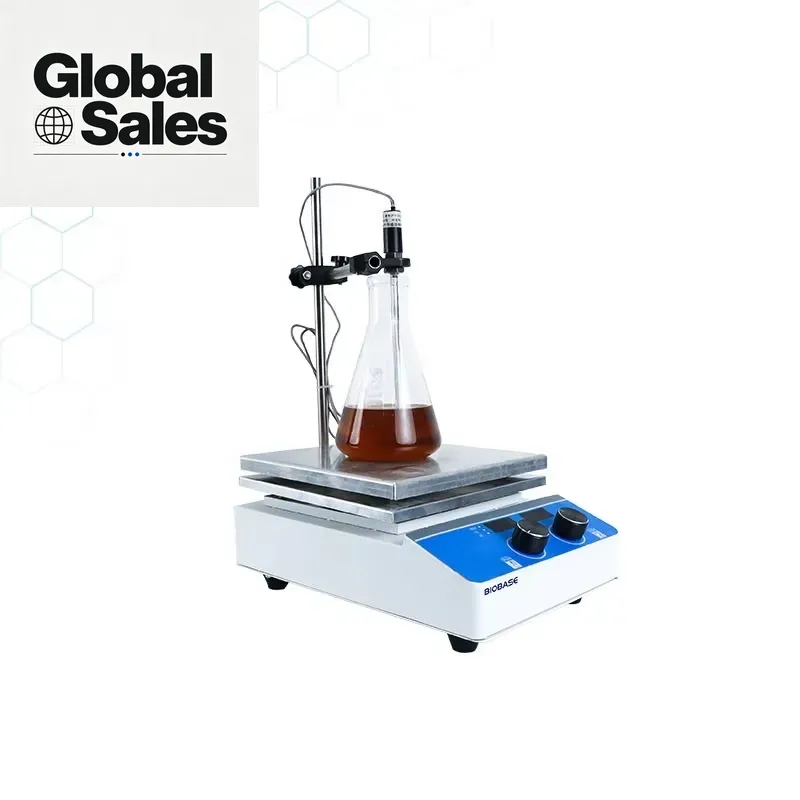 Lab Magnetic Stirrer Hot Plate - Placa Aquecedora Magnética Digital LED para