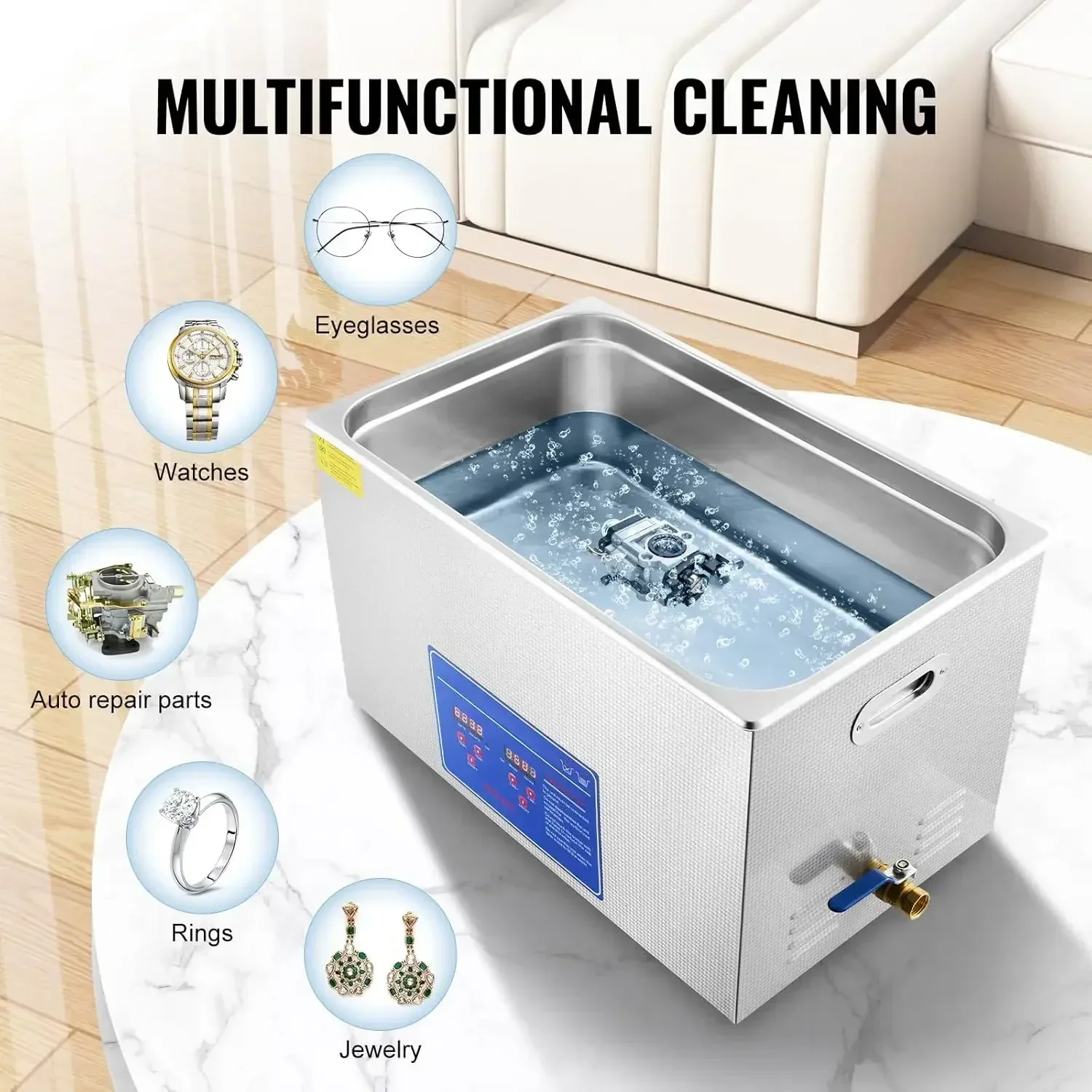 Ultrasonic Cleaner 30L Industrial - Estoque Limitado! Limpador Ultrassônico Profissional, Limpador