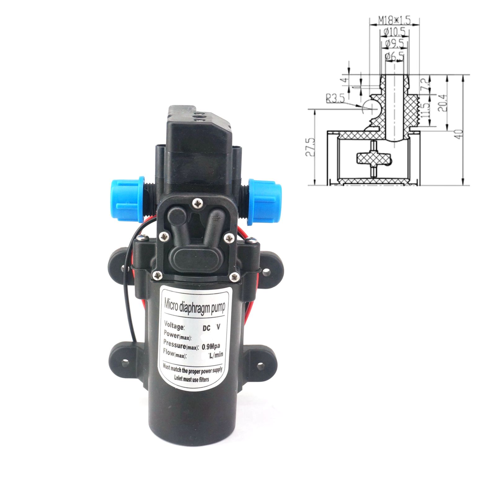 Bomba de água de diafragma 12v - Mini Peristaltic Pump 12V avaliação e preço
