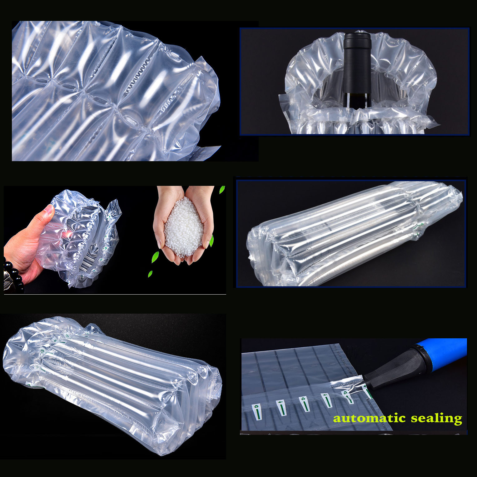Enchimento inflável do amortec - Air Bubble Wrap Roll Packaging avaliação e preço