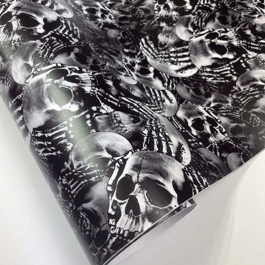 Diferente novo graffiti crânio - Air Bubble Wrap Roll Packaging avaliação e preço