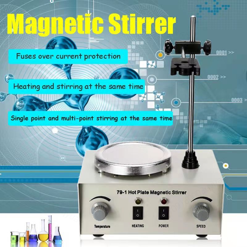 Agitador magnético com placa q - Lab Magnetic Stirrer Hot Plate avaliação e preço