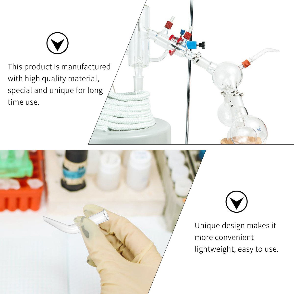Tubo de destilação de vidro tr - Lab Equipment avaliação e preço
