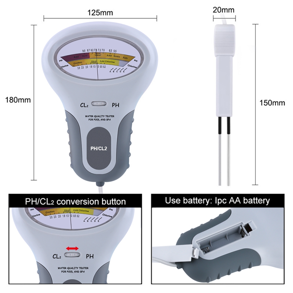 Testador de Qualidade da Água  - Ph Meter Digital Water Tester avaliação e preço