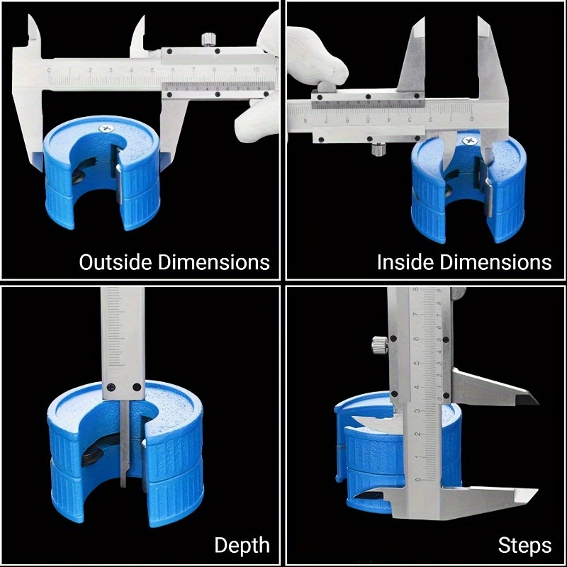 1/2 Peças Paquímetro Manual De - Digital Caliper 150Mm Stainless Steel avaliação e preço