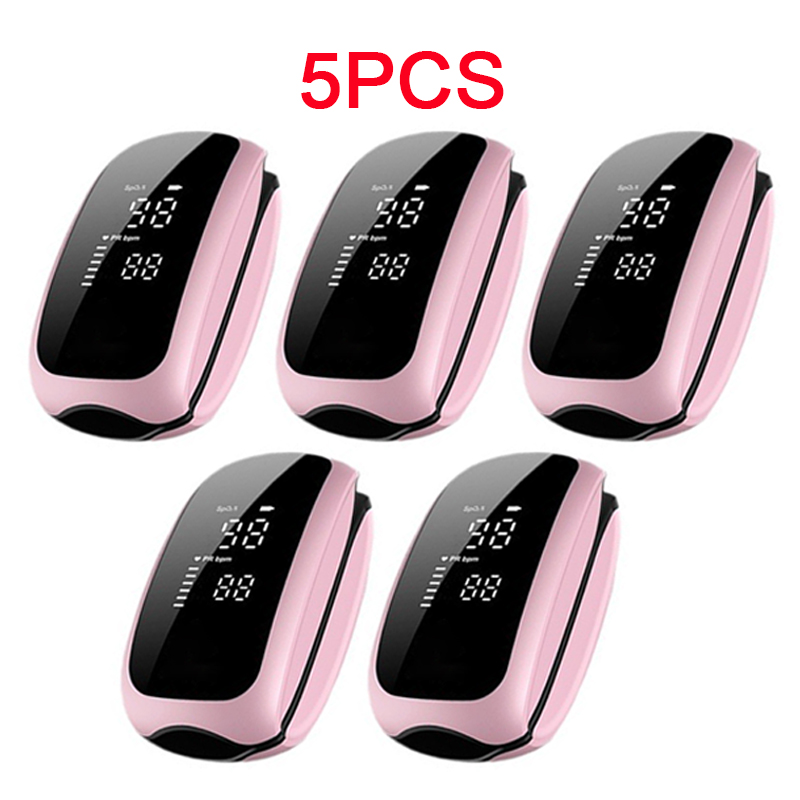 Kit com 5 Oxímetros de Dedo Re - Pulse Oximeter Fingertip Rechargeable avaliação e preço