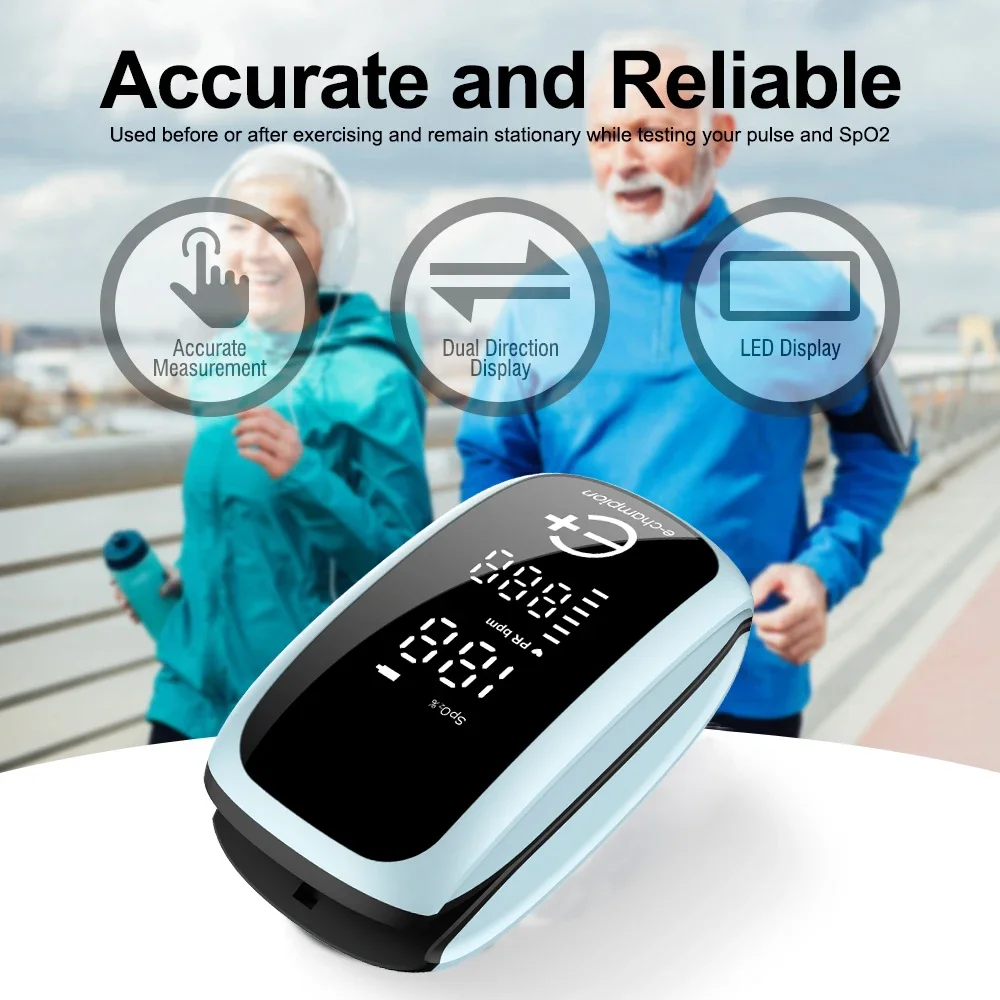 Kit com 5 Oxímetros de Dedo Re - Pulse Oximeter Fingertip Rechargeable avaliação e preço