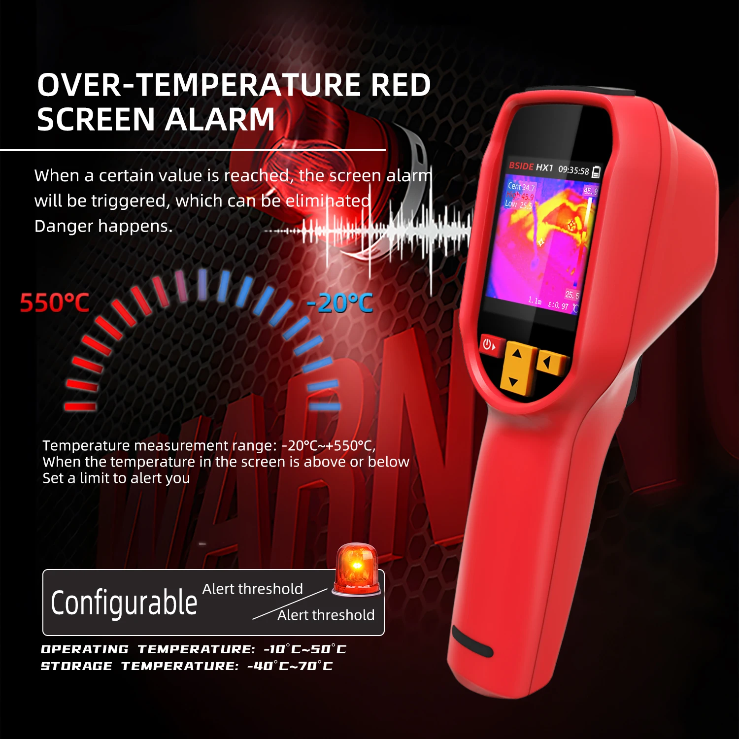 Câmera Termográfica BSIDE HX1  - Thermal Imaging Camera Pcb Repair avaliação e preço