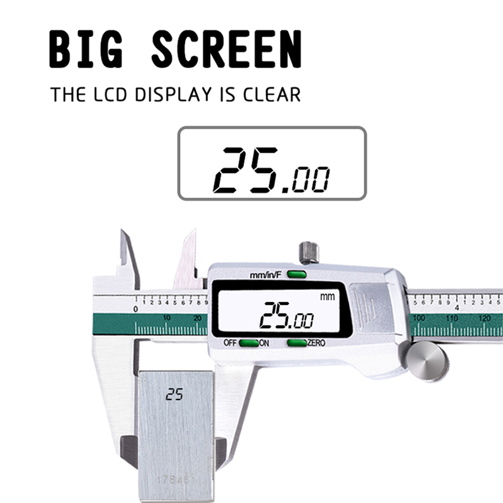 Aço inoxidável Eletrônico LCD  - Digital Caliper 150Mm Stainless Steel avaliação e preço