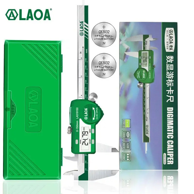 Laoa digital vernier caliper 6 - Digital Caliper 150Mm Stainless Steel avaliação e preço