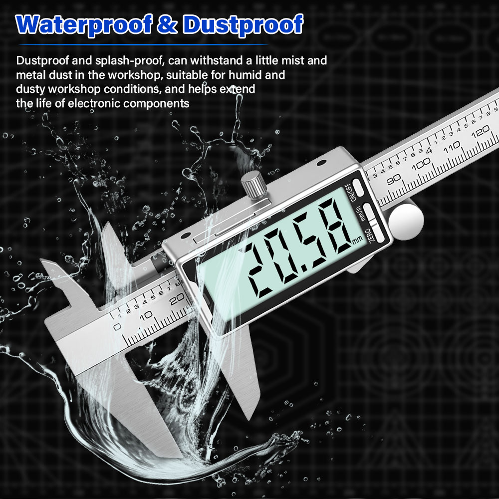 Novo Paquímetro Digital de Aço - Digital Caliper 150Mm Stainless Steel avaliação e preço