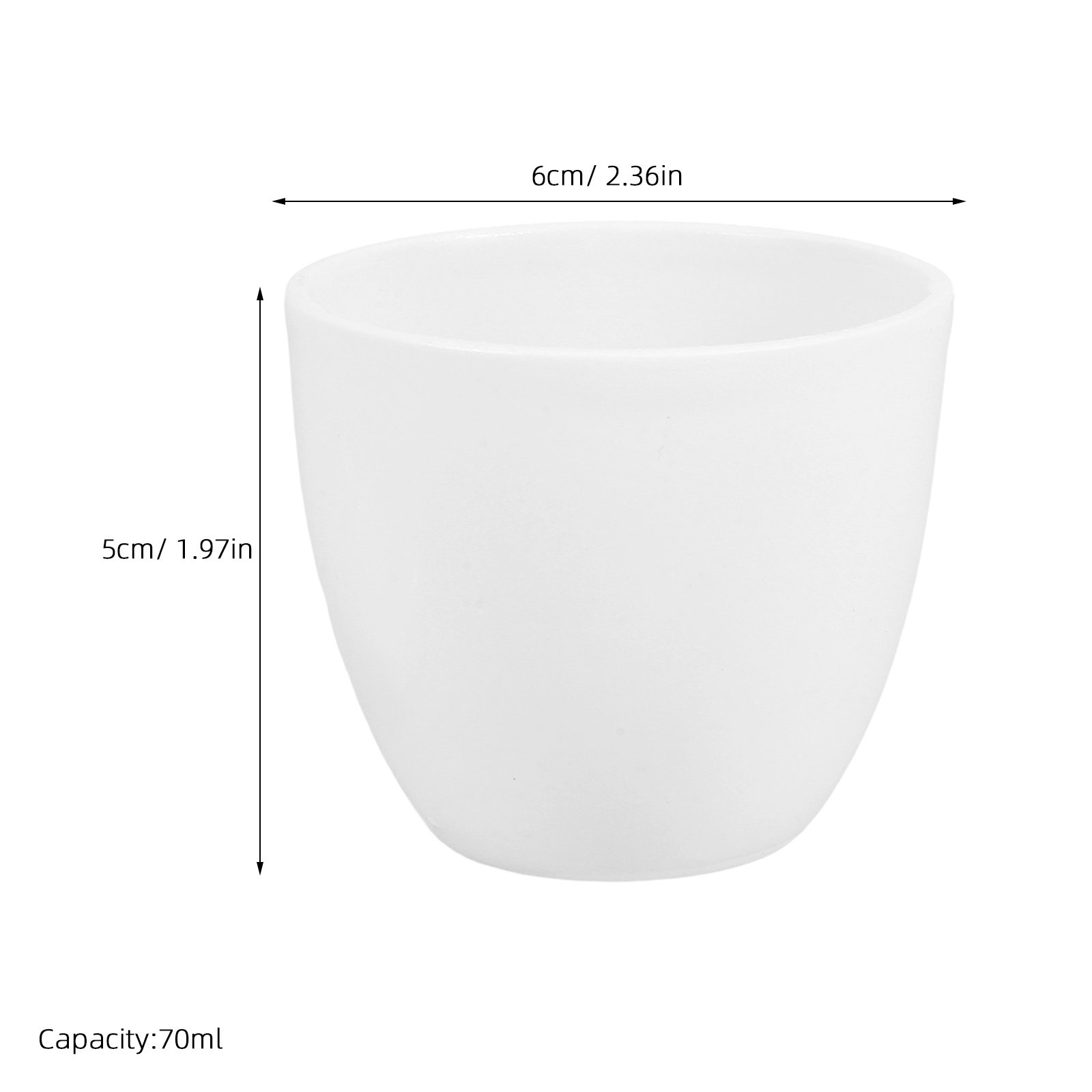 Crisol de cerâmica, porcelana, - Lab Equipment avaliação e preço