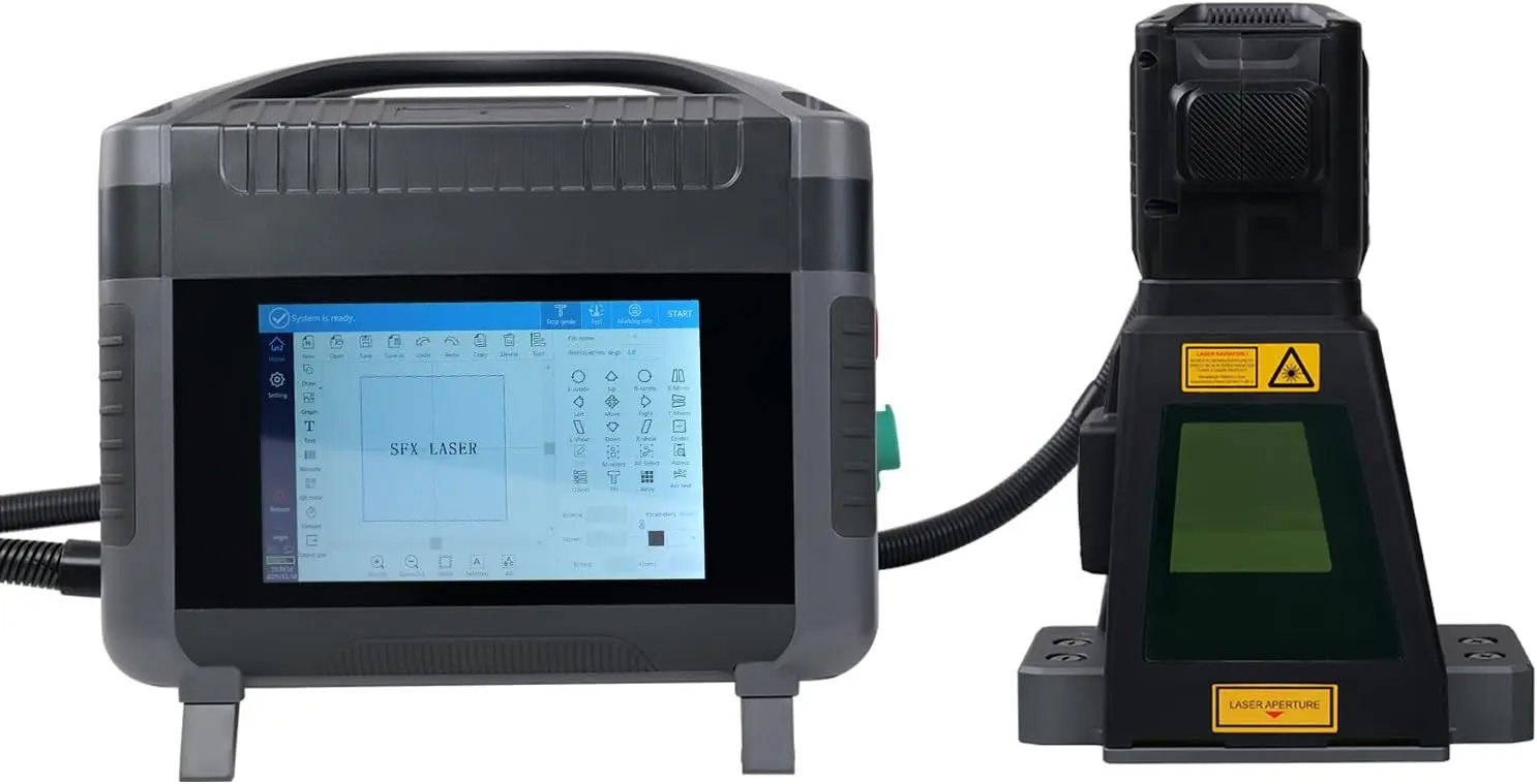 Gravador a Laser de Fibra 30W, - Fiber Laser Marking Machine 30W avaliação e preço