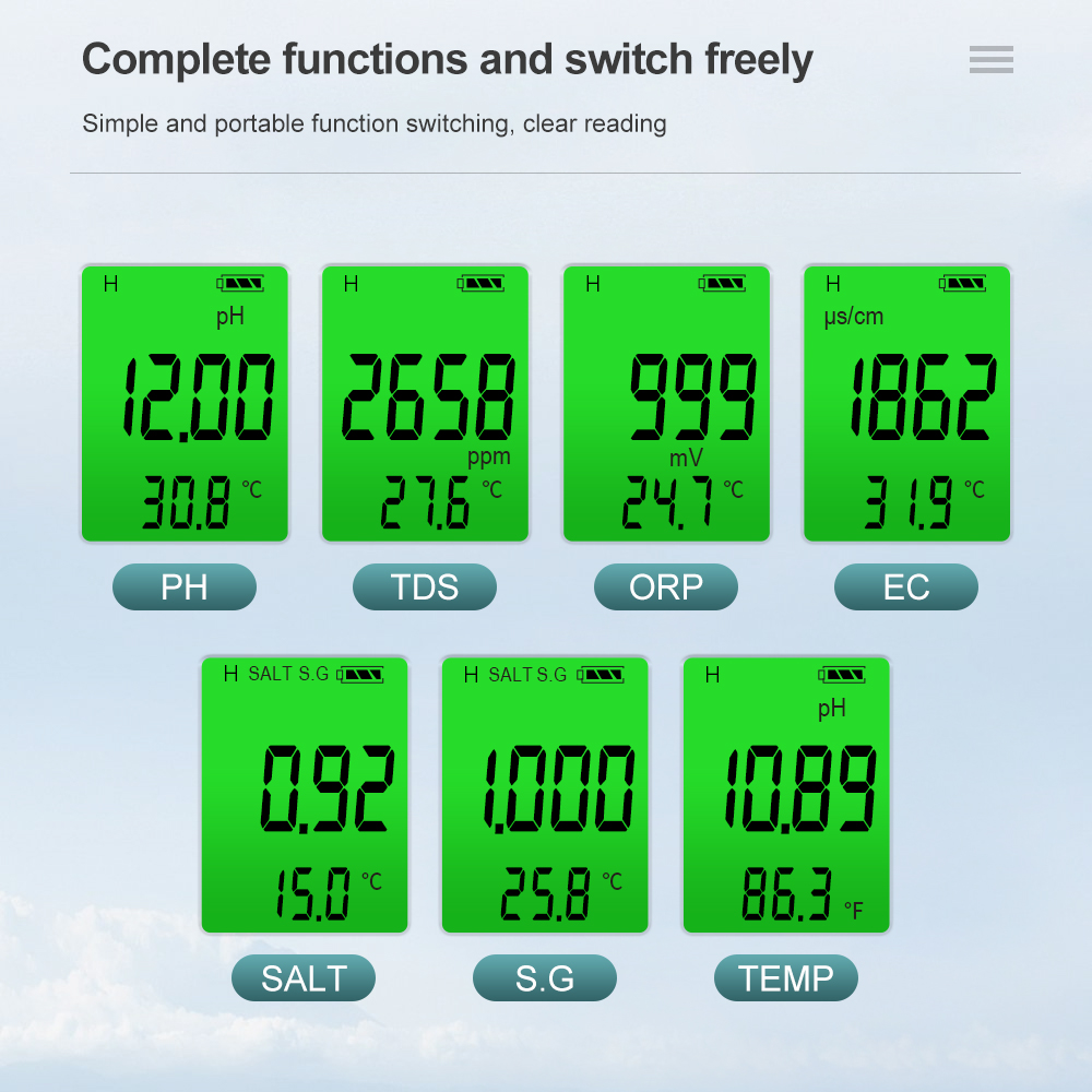 Testador digital de qualidade  - Ph Meter Digital Water Tester avaliação e preço
