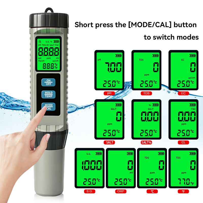 MF-X81 Testador Portátil de Qu - Ph Meter Digital Water Tester avaliação e preço