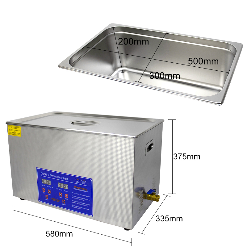 Limpador Ultrassônico Digital  - Ultrasonic Cleaner 30L Industrial avaliação e preço