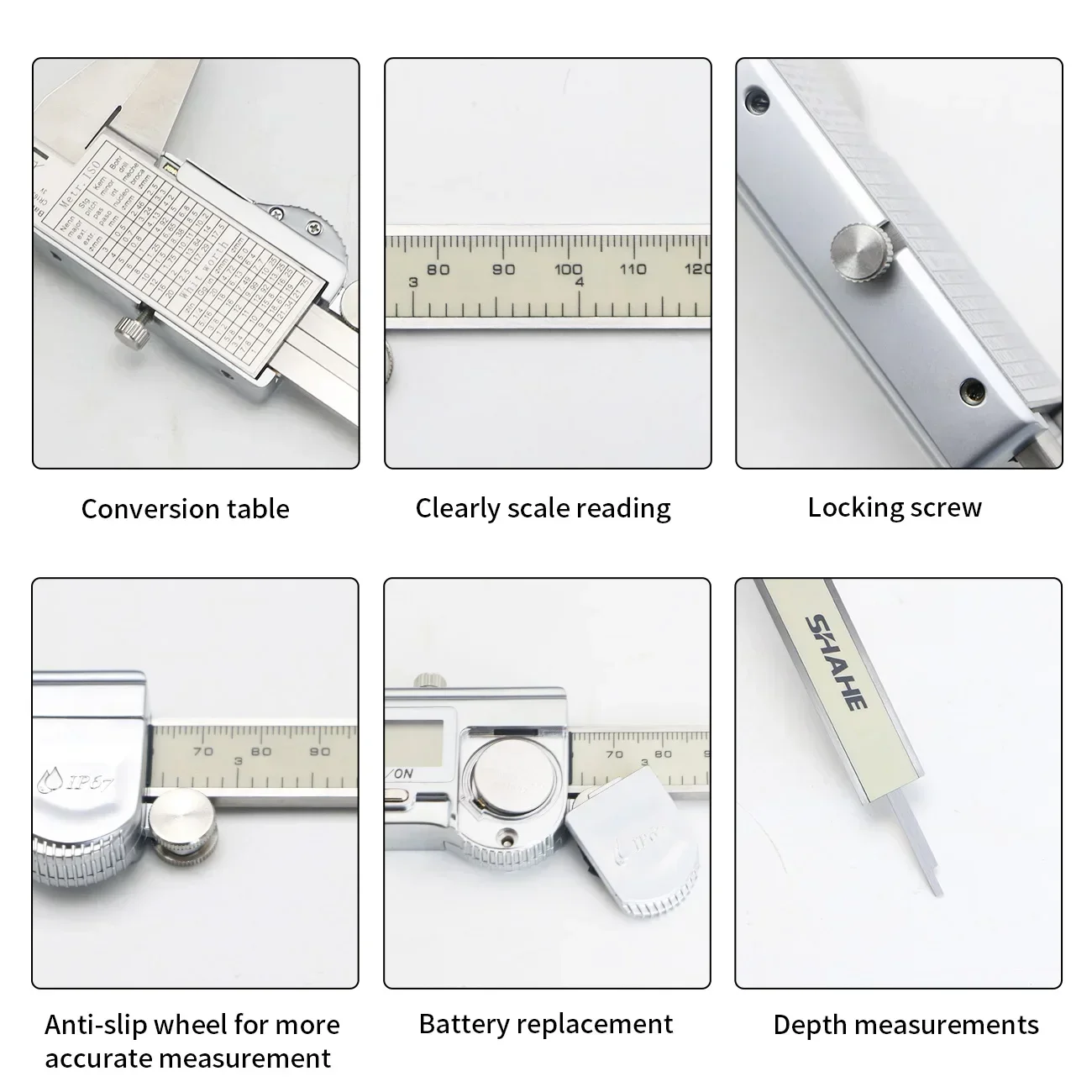 150 mm IP67 À Prova D 'Água Di - Digital Caliper 150Mm Stainless Steel avaliação e preço