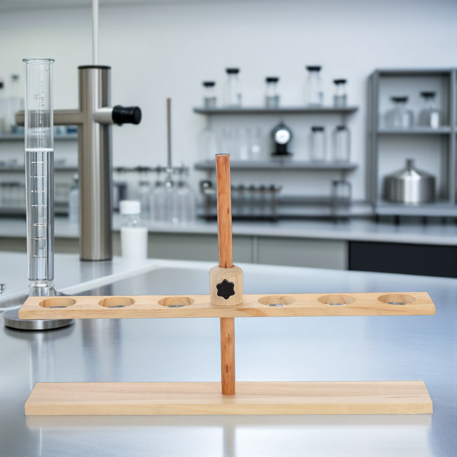 Suporte de Funil de Madeira co - Lab Equipment avaliação e preço
