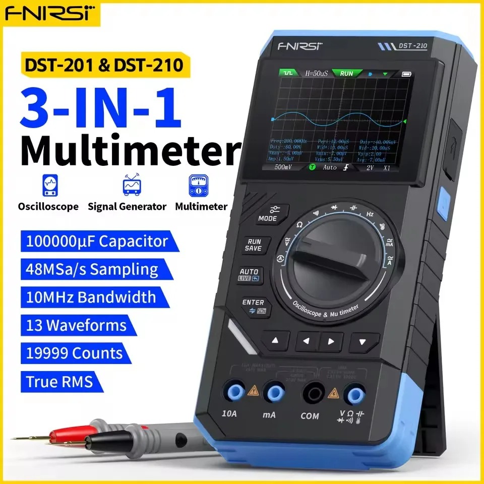 Multímetro Digital 3 em 1 DST2 - Fnirsi Digital Oscilloscope Handheld avaliação e preço