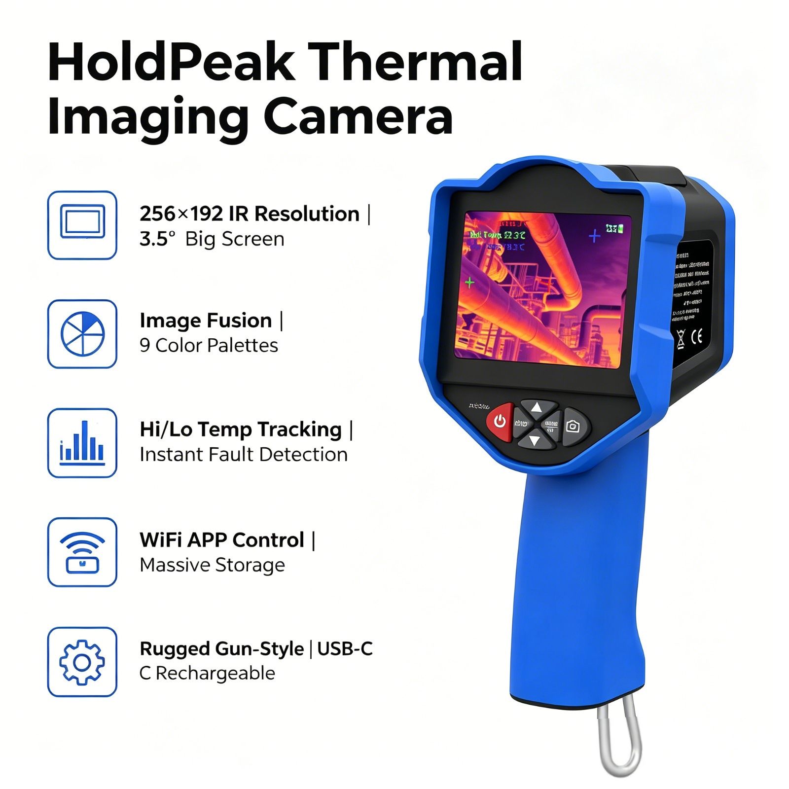 Câmera Termográfica HoldPeak 2 - Thermal Imaging Camera Pcb Repair avaliação e preço