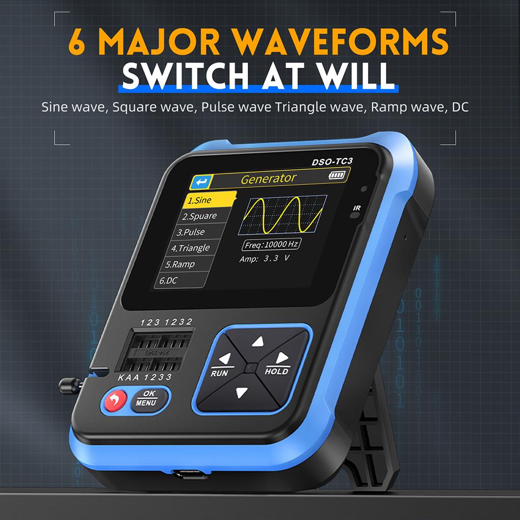 FNIRSI-Mini Osciloscópio Digit - Fnirsi Digital Oscilloscope Handheld avaliação e preço