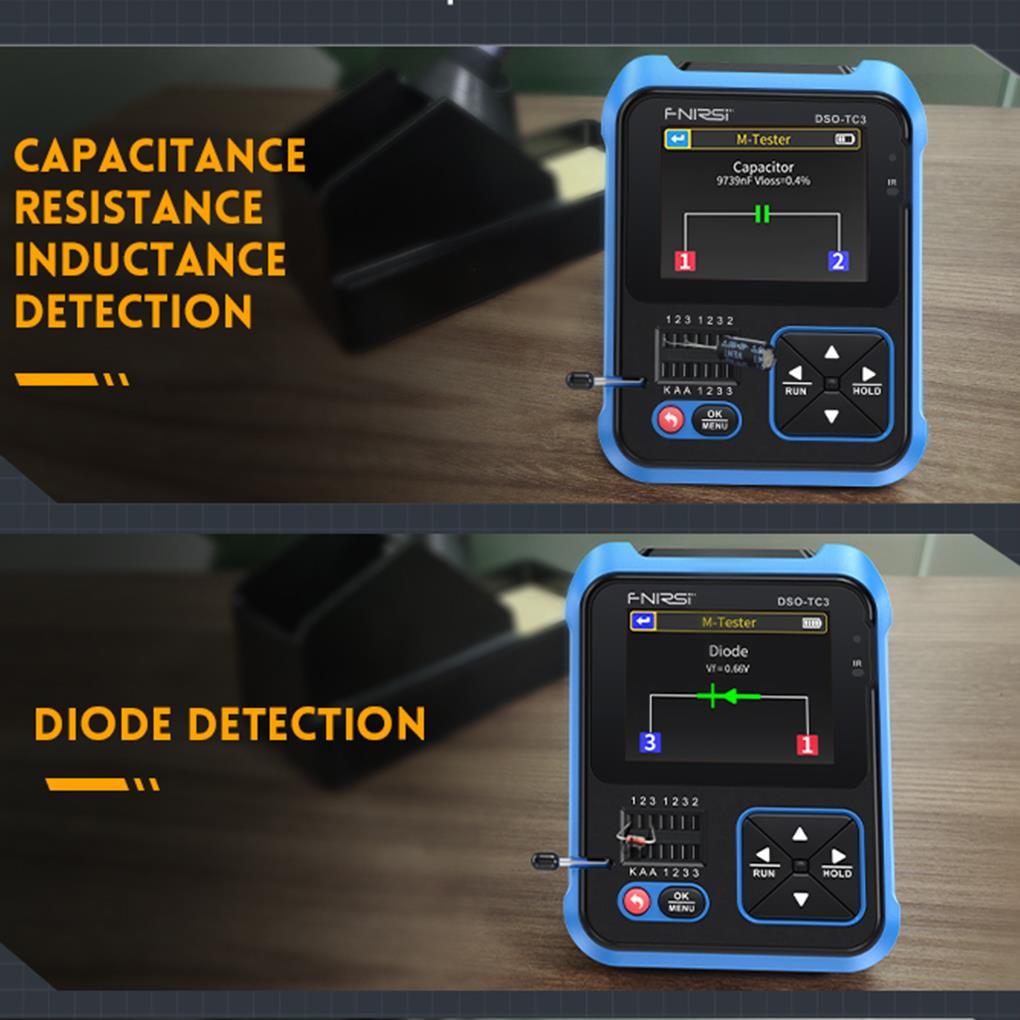FNIRSI-Mini Osciloscópio Digit - Fnirsi Digital Oscilloscope Handheld avaliação e preço